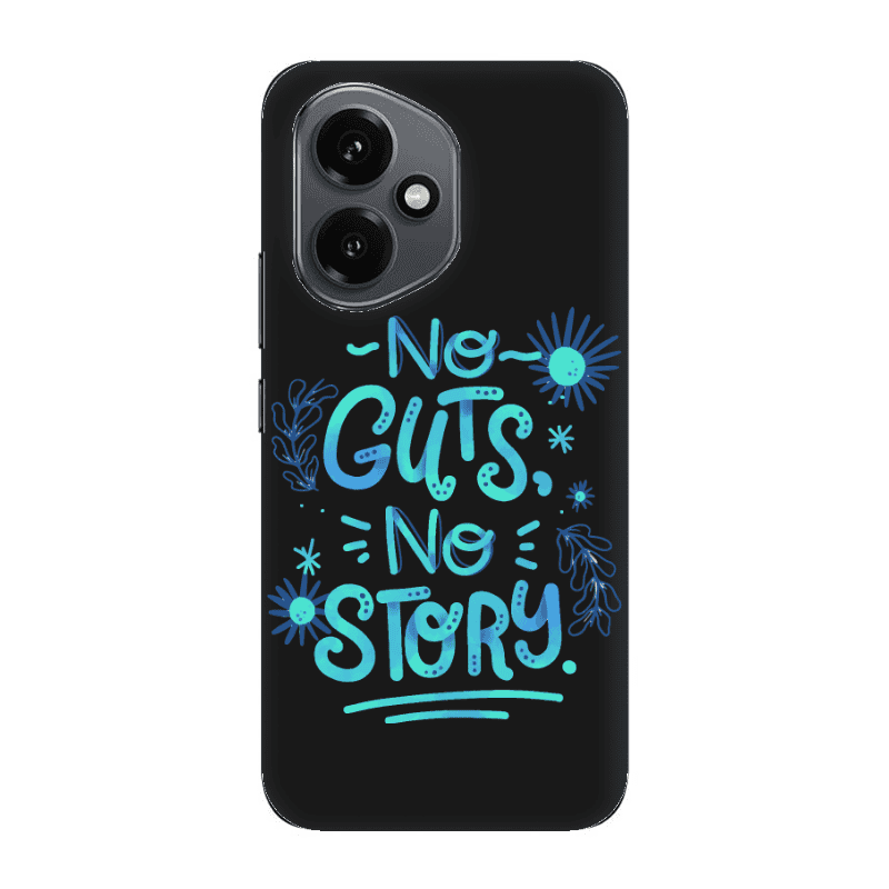 Honor Magic 400 No guts no story Black Colored Silicone TPU Θήκη