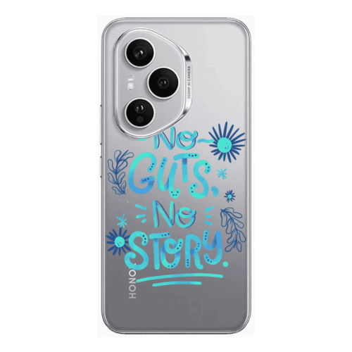 Honor Magic 400 Pro No guts no story Transparent Silicone TPU Θήκη