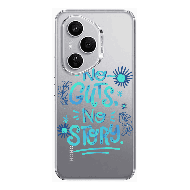 Honor Magic 400 Pro No guts no story Transparent Silicone TPU Θήκη
