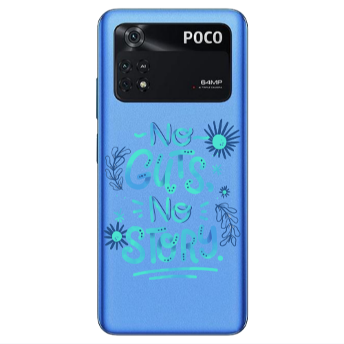 Xiaomi Poco M4 Pro 4G No guts no story Transparent Silicone TPU Θήκη