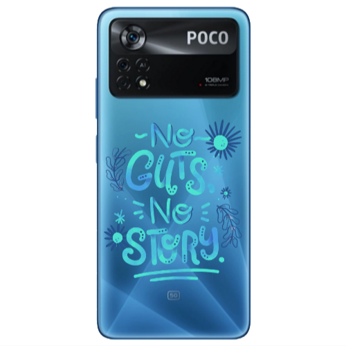 Xiaomi Poco X4 Pro No guts no story Transparent Silicone TPU Θήκη