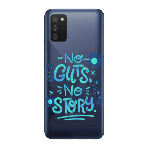 Samsung A03S No guts no story Transparent Silicone TPU Θήκη