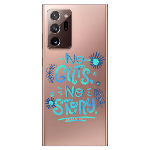 Samsung Note 20 Ultra No guts no story Transparent Silicone TPU Θήκη