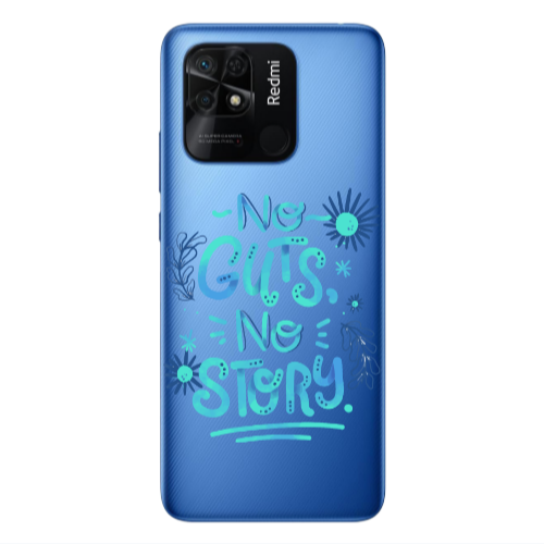 Xiaomi Poco C40 No guts no story Transparent Silicone TPU Θήκη