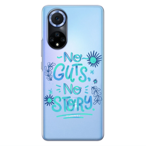 Huawei Nova 9 No guts no story Transparent Silicone TPU Θήκη