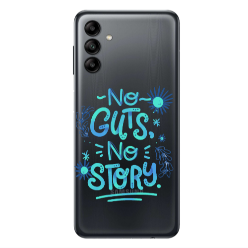 Samsung A13 5G No guts no story Transparent Silicone TPU Θήκη