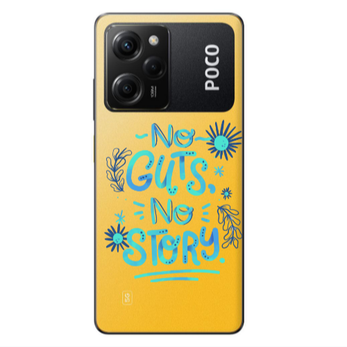 Xiaomi Poco X5 Pro No guts no story Transparent Silicone TPU Θήκη