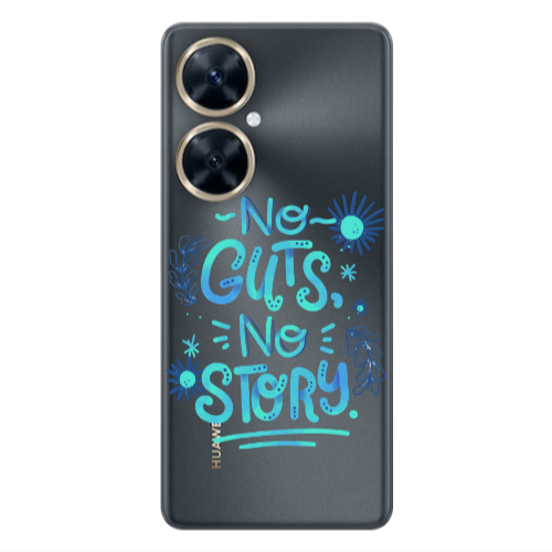 Huawei Nova 11i No guts no story Transparent Silicone TPU Θήκη