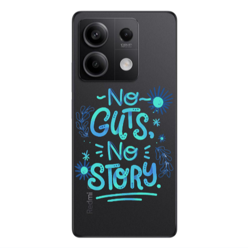 Xiaomi Redmi Note 13Pro 5G No guts no story Transparent Silicone TPU Θήκη