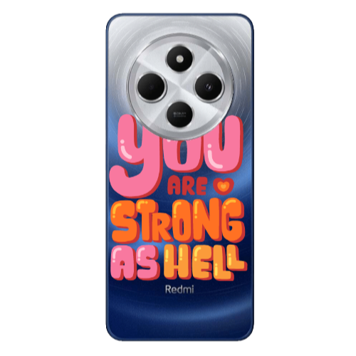 Xiaomi Redmi 14c You are Love Strong Transparent Silicone TPU Θήκη
