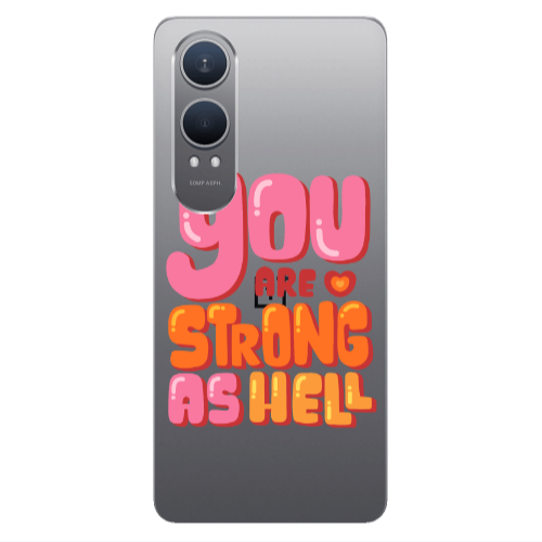 Oneplus Nord Ce 4 lite You are Love Strong Transparent Silicone TPU Θήκη