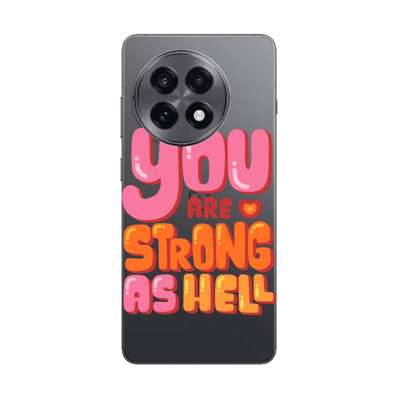 Oneplus 13 5G You are Love Strong Transparent Silicone TPU Θήκη