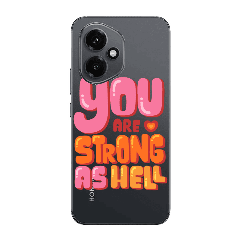 Honor Magic 400 You are Love Strong Transparent Silicone TPU Θήκη