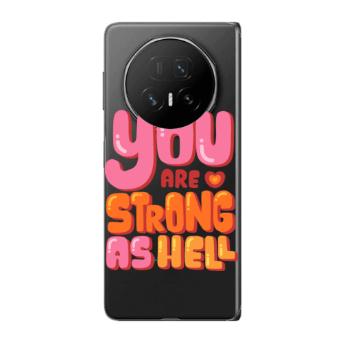Honor Magic V5 You are Love Strong Transparent Silicone TPU Θήκη