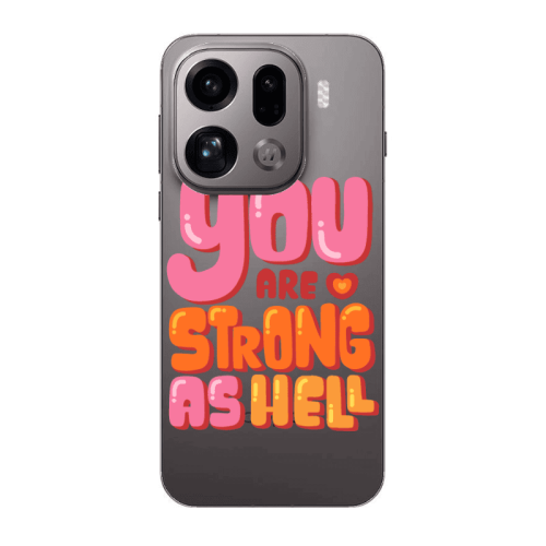 Oppo Find X9 Pro You are Love Strong Transparent Silicone TPU Θήκη
