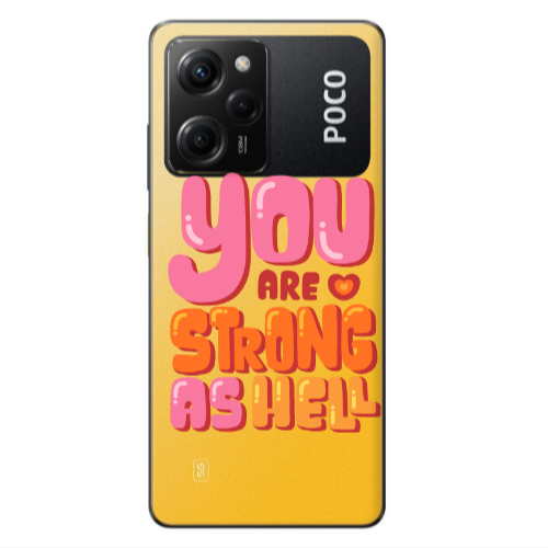 Xiaomi Poco X5 Pro You are Love Strong Transparent Silicone TPU Θήκη
