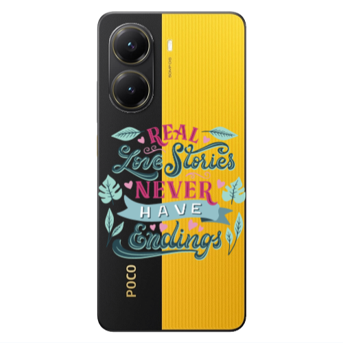Xiaomi Poco X7 Pro Love Stories Transparent Silicone TPU Θήκη