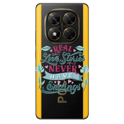 Xiaomi Poco X7 Love Stories Transparent Silicone TPU Θήκη