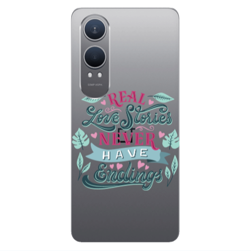 Oneplus Nord Ce 4 lite Love Stories Transparent Silicone TPU Θήκη