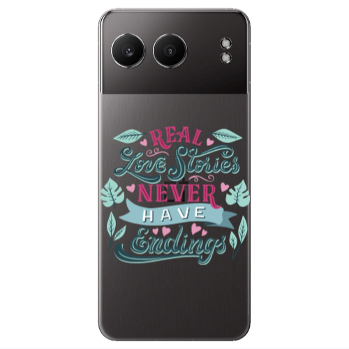 Oneplus Nord 4 Love Stories Transparent Silicone TPU Θήκη