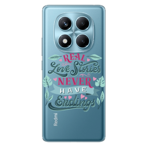 Xiaomi Redmi Note 14 Pro Love Stories Transparent Silicone TPU Θήκη