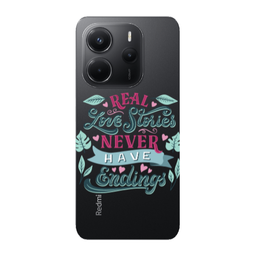Xiaomi Redmi Note 14 Love Stories Transparent Silicone TPU Θήκη