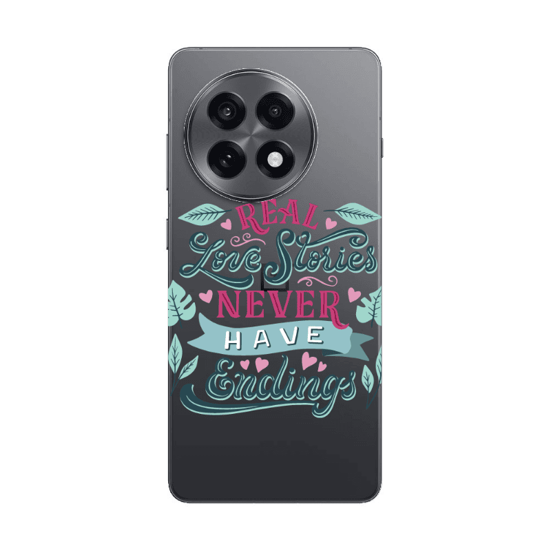 Oneplus 13 5G Love Stories Transparent Silicone TPU Θήκη