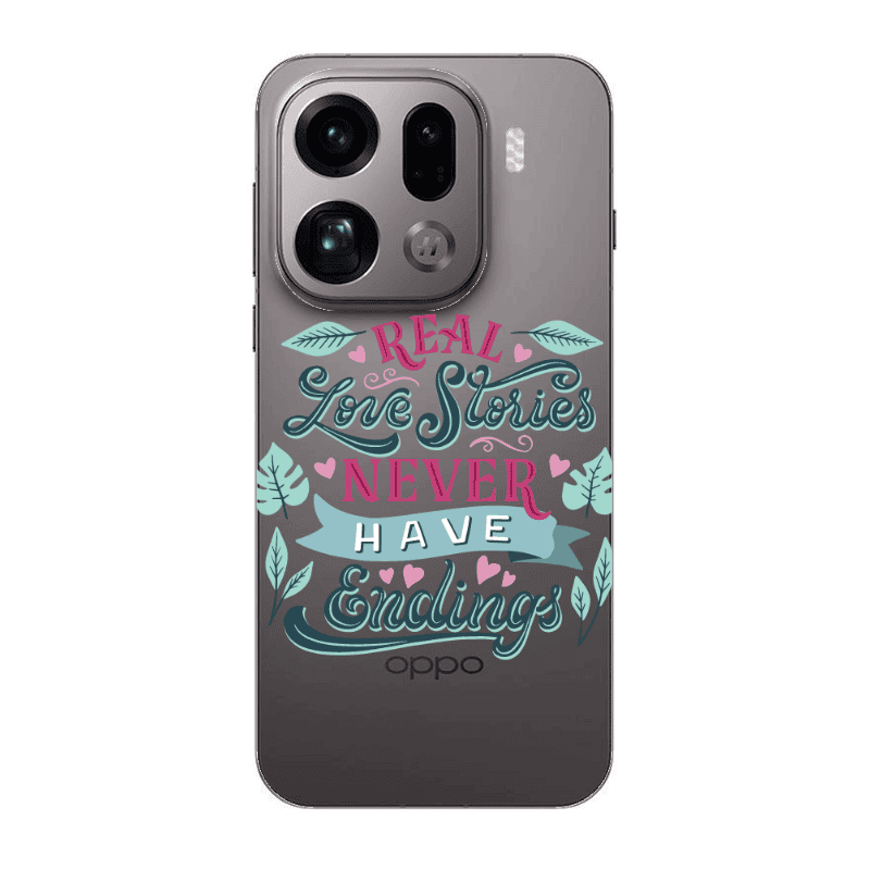 Oppo Find X9 Pro Love Stories Transparent Silicone TPU Θήκη