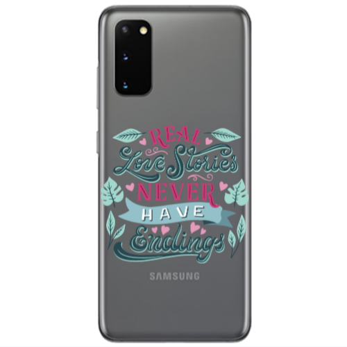 Samsung S20 Love Stories Transparent Silicone TPU Θήκη