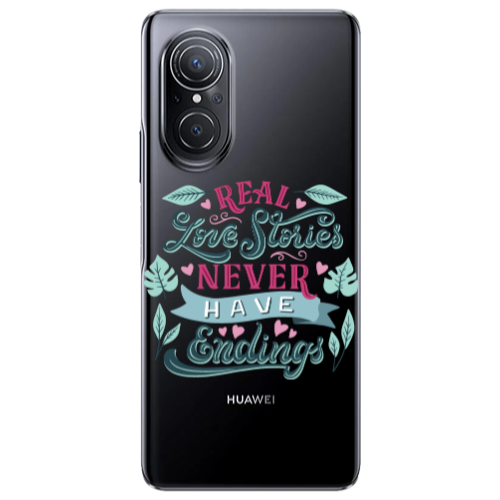 Huawei Nova 9 SE Love Stories Transparent Silicone TPU Θήκη