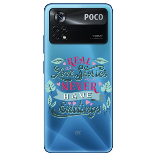 Xiaomi Poco X4 Pro Love Stories Transparent Silicone TPU Θήκη
