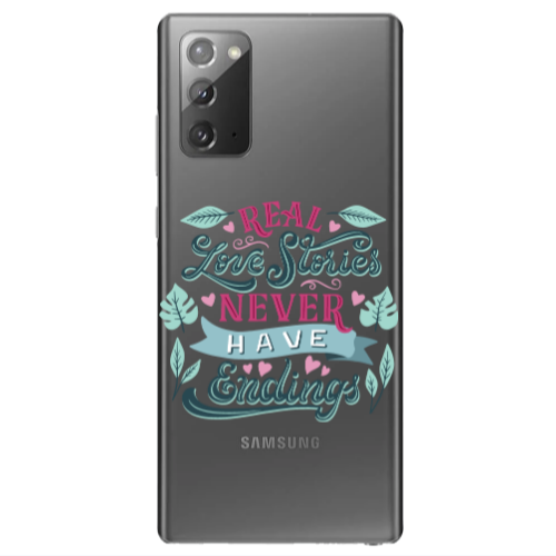 Samsung Note 20 Love Stories Transparent Silicone TPU Θήκη