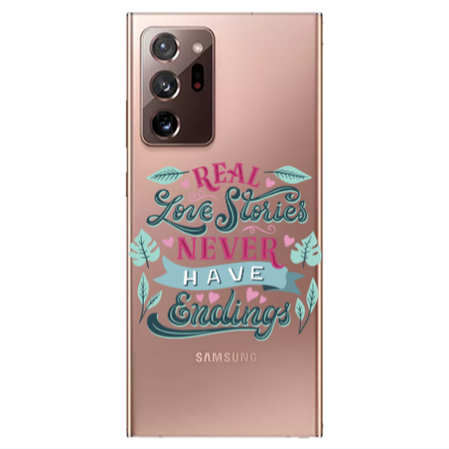 Samsung Note 20 Ultra Love Stories Transparent Silicone TPU Θήκη