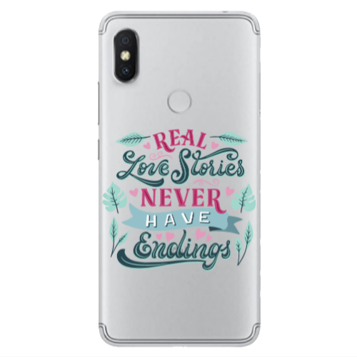 Xiaomi Redmi S2 Love Stories Transparent Silicone TPU Θήκη