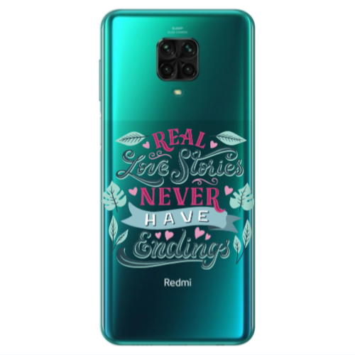 Xiaomi Redmi Note 9S Love Stories Transparent Silicone TPU Θήκη