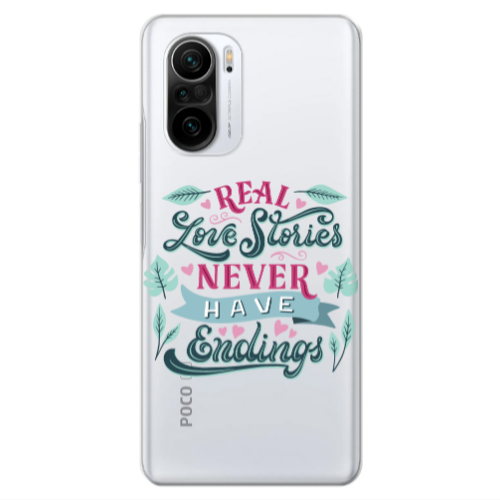 Xiaomi Poco F3 Love Stories Transparent Silicone TPU Θήκη