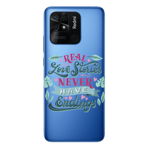 Xiaomi Poco C40 Love Stories Transparent Silicone TPU Θήκη