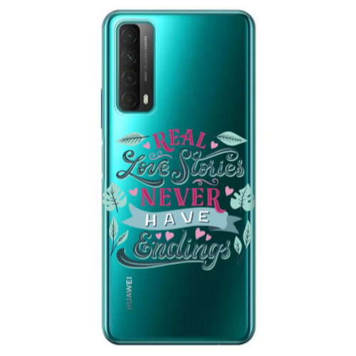 Huawei P Smart 2021 Love Stories Transparent Silicone TPU Θήκη