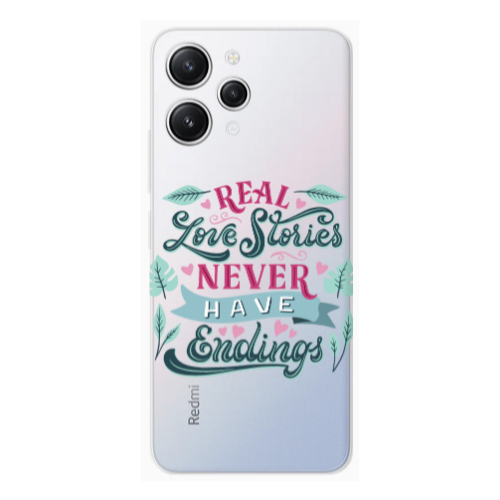 Xiaomi Redmi 12 Love Stories Transparent Silicone TPU Θήκη