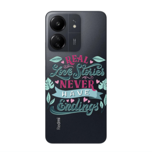 Xiaomi Redmi 13C Love Stories Transparent Silicone TPU Θήκη