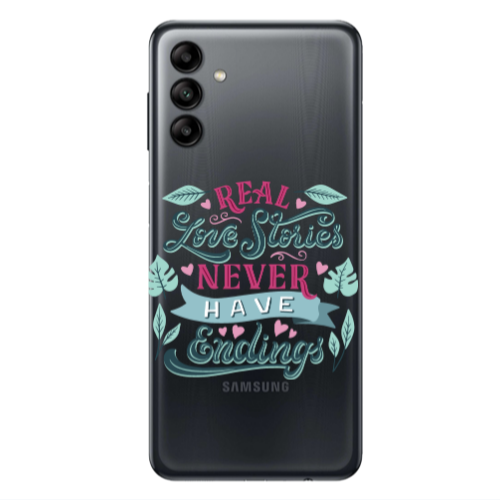 Samsung A13 5G Love Stories Transparent Silicone TPU Θήκη