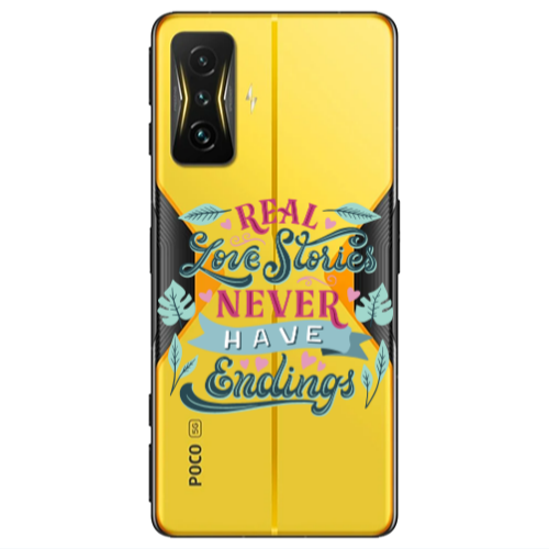Xiaomi Poco F4 Gt Love Stories Transparent Silicone TPU Θήκη