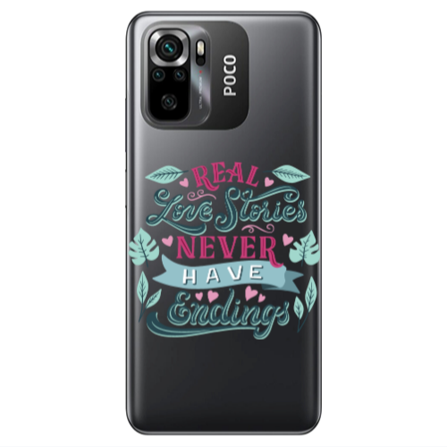 Xiaomi Poco M5 s Love Stories Transparent Silicone TPU Θήκη