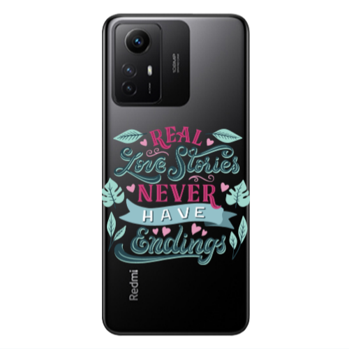 Xiaomi Redmi Note 12s Love Stories Transparent Silicone TPU Θήκη