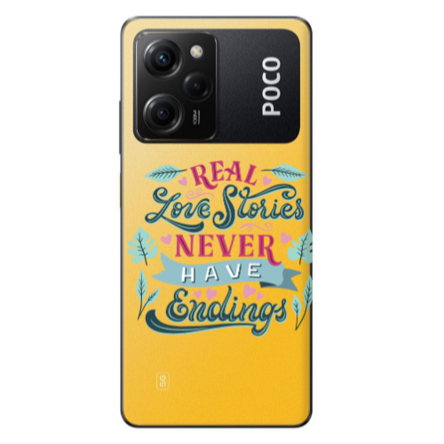 Xiaomi Poco X5 Pro Love Stories Transparent Silicone TPU Θήκη