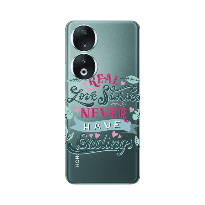 Honor 90 5G Love Stories Transparent Silicone TPU Θήκη