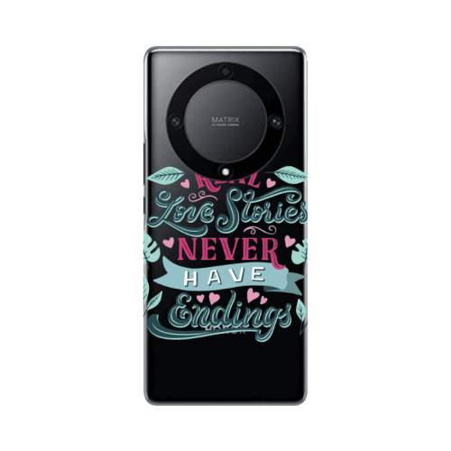 Honor Magic5 Lite 5G Love Stories Transparent Silicone TPU Θήκη
