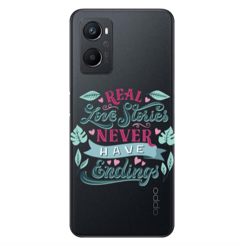 Oppo A 96 Love Stories Transparent Silicone TPU Θήκη