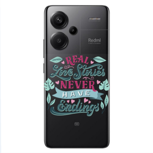 Xiaomi Redmi Note 13 Pro+ 5G  Love Stories Transparent Silicone TPU Θήκη