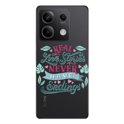 Xiaomi Redmi Note 13Pro 5G Love Stories Transparent Silicone TPU Θήκη